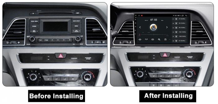 Navigatie Hyundai Sonata 9 din 2015 - 2018, Android 14, 2GB RAM si 32GB ROM, Display IPS 9 inch, Camera Marsarier, Internet, Aplicatii, Wi Fi, Usb, Bluetooth [4]