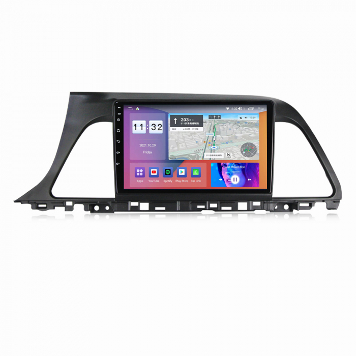 Navigatie Hyundai Sonata 9 din 2015-2018 Android 14 , 1GB RAM Carplay [2]