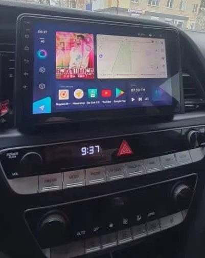 Navigatie Hyundai Sonata 9 din 2015-2018,  Android 14 , 4GB RAM, Octacore, Slot Sim 4G, DSP, GPS, Wi-FI, Carplay, Android Auto, USB, Bluetooth, Waze, Touchscreen, 9 inch [7]