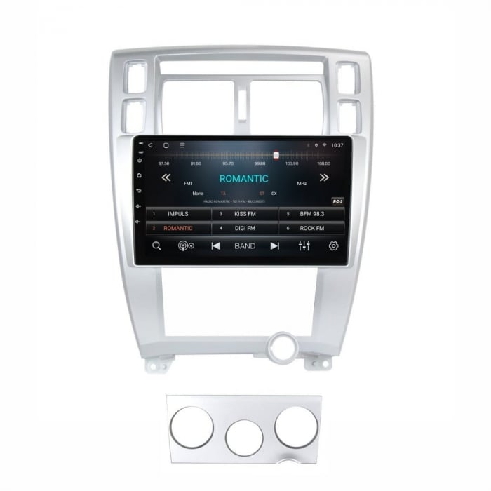 Navigatie Hyundai Tucson 2006-2014 Android 14 , 4GB RAM , Procesor Quad Core , Wireless Carplay si Android auto , Display HD Touchscreen, Wi-Fi , Bluetooth, USB [3]