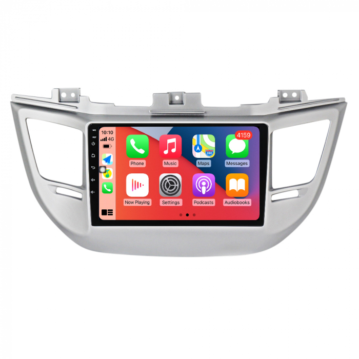 Navigatie Hyundai Tucson ( 2014 - 2018 ) , 4GB RAM si 64GB ROM, Ecran QLED 9 inch, Android 14, Procesor Octacore, Slot sim 4G, Sunet DSP, Wireless Carplay si Android Auto, Camera Marsarier [5]