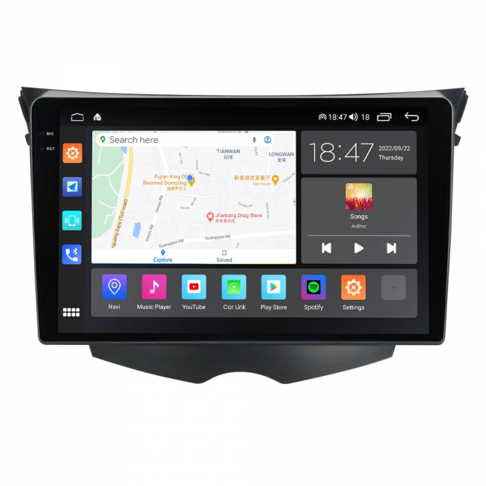Navigatie Hyundai Veloster 2011-2017 Rezolutie 2K , 4GB RAM+64GB ROM QLED [3]