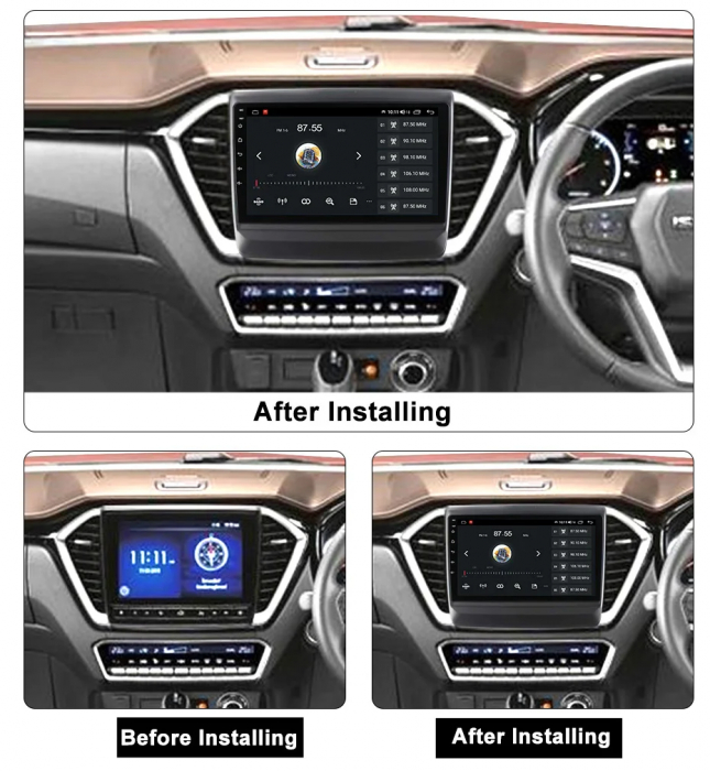 Navigatie Isuzu D MAX 2020-2023 Rezolutie 2K , 4GB RAM+64GB ROM QLED [4]