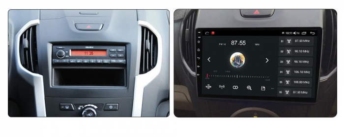 Navigatie Isuzu D MAX din 2012-2019, Android 14, Wireless Carplay si Android Auto, 2GB RAM si 32GB ROM, Display IPS 9 inch, Camera Marsarier, Internet, Aplicatii, Wi Fi, Usb, Bluetooth [4]