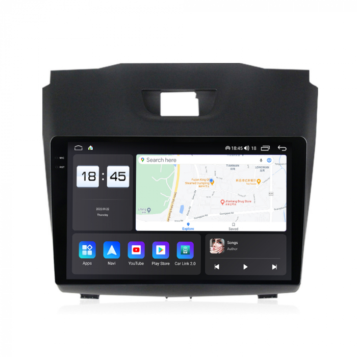 Navigatie Isuzu D MAX din 2012-2019, Rezolutie 2K, Display QLED 9.5 inch, 4GB RAM si 64GB ROM, Android, Procesor Octacore, Slot sim 4G, Sunet DSP, Wireless Carplay si Android Auto, Camera Marsarier, U [5]