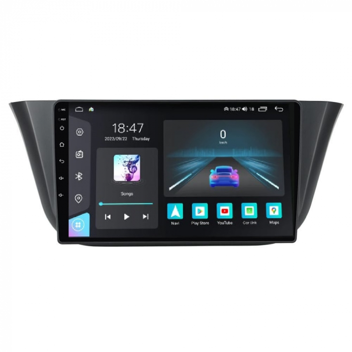 Navigatie Iveco Daily din 2013 - 2021, Rezolutie 2K, Ecran QLED 9.5 inch, 8GB RAM si 128GB ROM, Android, Procesor Octacore, Slot sim 4G, Sunet DSP, Wireless Carplay [1]