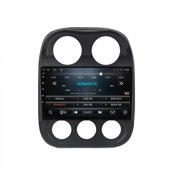 Navigatie Jeep Compass din 2010-2016, Rezolutie 2K, Ecran QLED 9.5 inch, 8GB RAM si 128GB ROM, Android, Procesor Octacore, Slot sim 4G, Sunet DSP, Wireless Carplay si Android Auto [2]