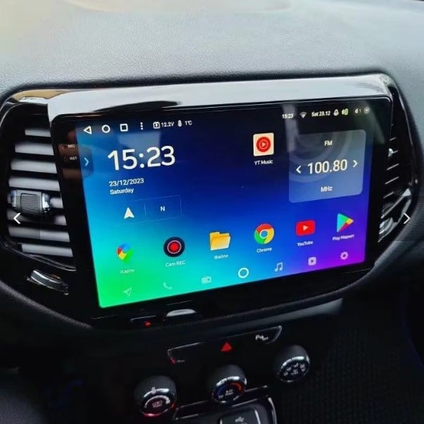 Navigatie Jeep Compass din 2016 - 2018, Android 14, 2GB RAM si 32GB ROM, Display IPS 9 inch, Camera Marsarier, Internet, Aplicatii, Wi Fi, Usb, Bluetooth [8]
