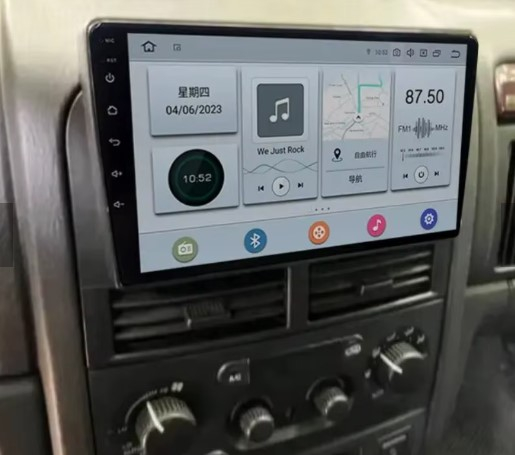 Navigatie Jeep Grand Cherokee din 1999-2005,  Android 14 , 4GB RAM, Octacore, Slot Sim 4G, DSP, GPS, Wi-FI, Carplay, Android Auto, USB, Bluetooth, Waze, Touchscreen, 9 inch [9]