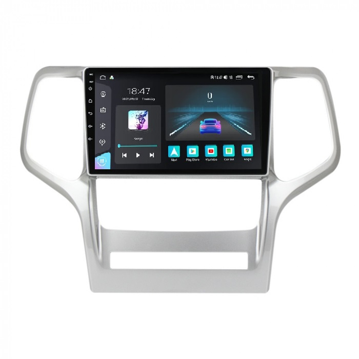 Navigatie Jeep Grand Cherokee din 2010 - 2013, Rezolutie 2K, Display QLED 9.5 inch, 4GB RAM si 64GB ROM, Android, Procesor Octacore, Slot sim 4G, Sunet DSP, Wireless Carplay si Android Auto, Camera Ma [1]