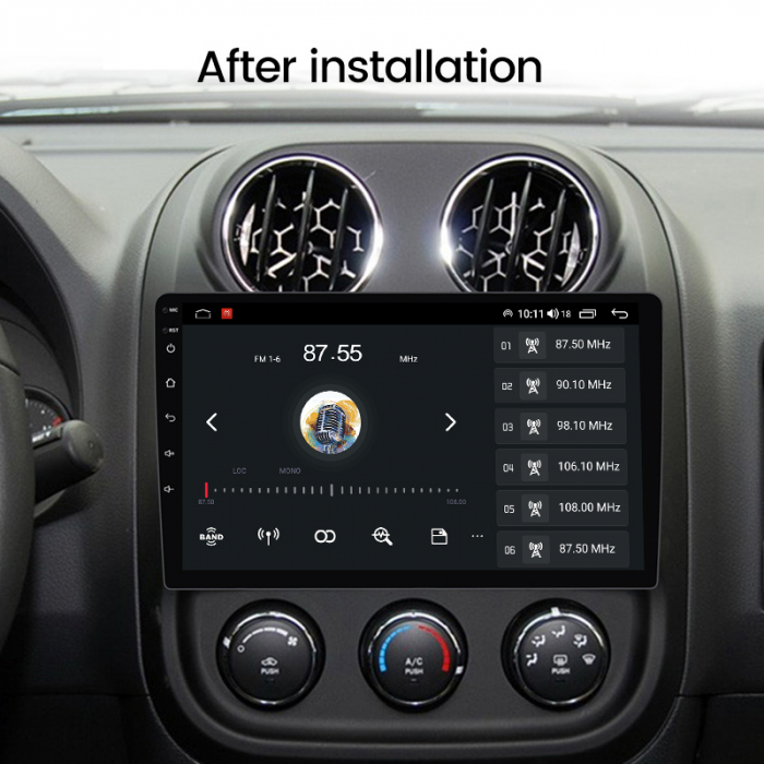 Navigatie Jeep Wrangler din 2007 - 2018 Android 14 , 1GB RAM Carplay [3]