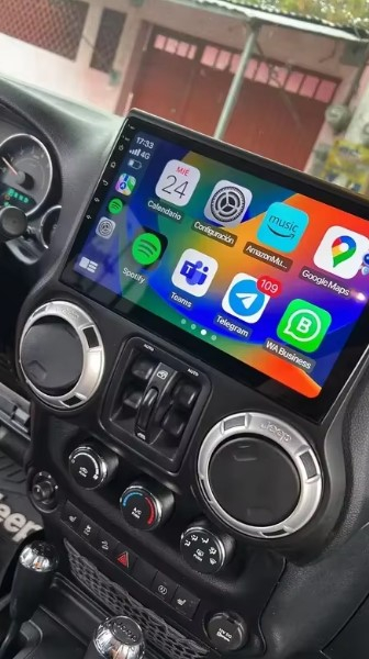 Navigatie Jeep Wrangler din 2011 - 2018 ,Android 14, 2GB RAM si 32GB ROM, Display IPS 9 inch, Camera Marsarier, Internet, Aplicatii, Wi Fi, Usb, Bluetooth [9]