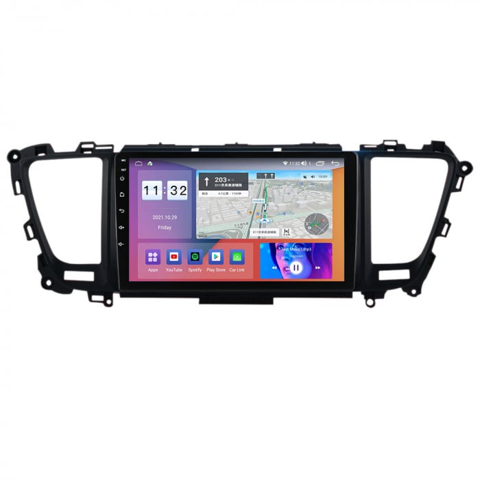 Navigatie Kia Carnival 2014-2020 Android 14 , 4GB RAM , Procesor Quad Core , Wireless Carplay si Android auto , Display HD Touchscreen, Wi-Fi , Bluetooth, USB [5]