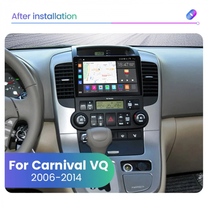 Navigatie Kia Carnival VQ 2006-2014 Rezolutie 2K , 8GB RAM+128GB ROM QLED [3]