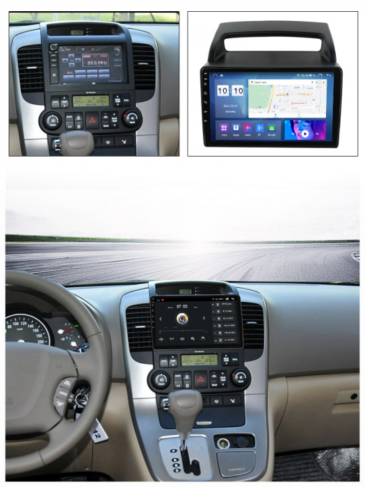 Navigatie Kia Carnival VQ 2006-2014 Android 14 , 1GB RAM Carplay [5]