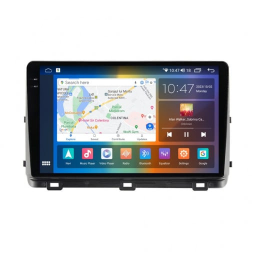 Navigatie KIA Ceed ProCeed Xceed 2020 - 2024 Rezolutie 2K, Display QLED 9.5 inch, 4GB RAM si 64GB ROM, Android, Procesor Octacore, Slot sim 4G, Sunet DSP, Wireless Carplay si Android Auto, Camera Mars [3]