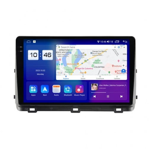 Navigatie KIA Ceed ProCeed Xceed 2020 - 2024 Rezolutie 2K, Display QLED 9.5 inch, 4GB RAM si 64GB ROM, Android, Procesor Octacore, Slot sim 4G, Sunet DSP, Wireless Carplay si Android Auto, Camera Mars [2]