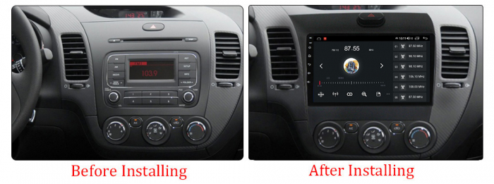 Navigatie Kia Cerato K3 2013-2017 Android 14 , 1GB RAM Carplay [2]