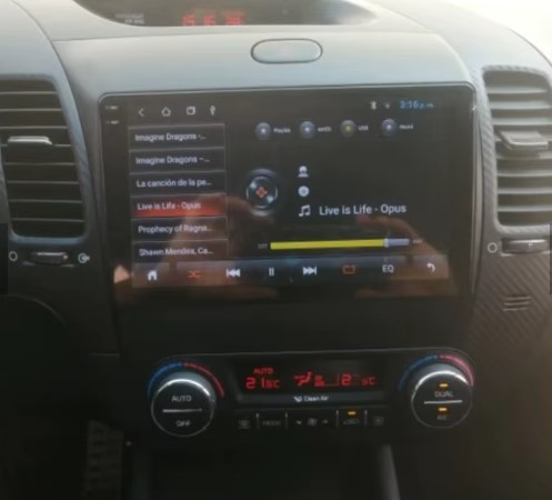 Navigatie Kia Cerato K3 2013-2017 Rezolutie 2K , 4GB RAM+64GB ROM QLED [5]