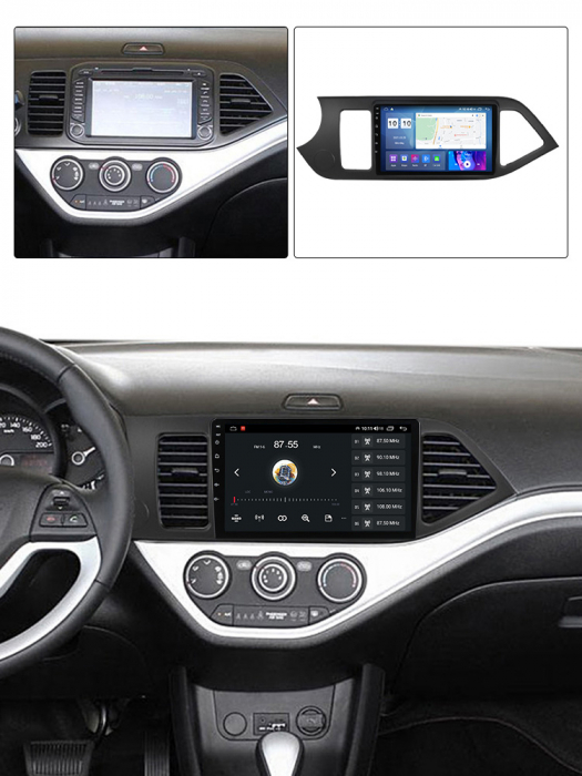 Navigatie Kia Morning 2011-2017 Android 14 , 1GB RAM Carplay [2]