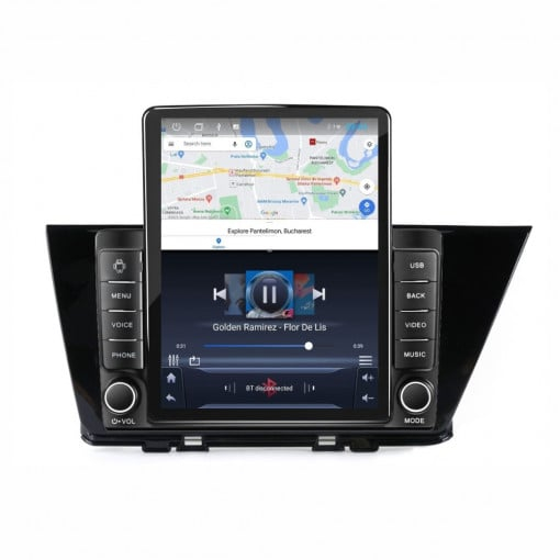 Navigatie Kia Niro 2016 - 2019 , Android 14 , 4GB RAM Ecran Tesla 9.7 inch , Procesor Octacore, Slot sim 4G, Sunet DSP, Wireless Carplay si Android Auto [3]