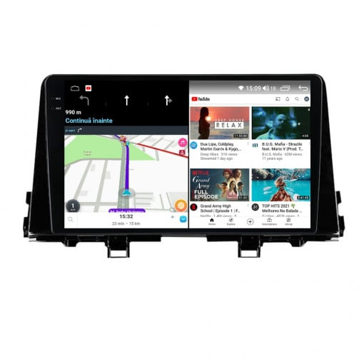 Navigatie Kia Picanto 2017 - 2022 Rezolutie 2K, Ecran QLED 9.5 inch, 8GB RAM si 128GB ROM, Android, Procesor Octacore, Slot sim 4G, Sunet DSP, Wireless Carplay [6]