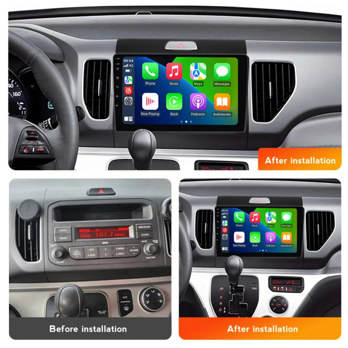 Navigatie Kia Ray 2011-2017 Android 14 , 1GB RAM Carplay [2]