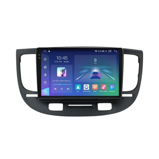 Navigatie Kia Rio 2  2005 - 2011 Rezolutie 2K, Ecran QLED 9.5 inch, 8GB RAM si 128GB ROM, Android, Procesor Octacore, Slot sim 4G, Sunet DSP, Wireless Carplay [1]