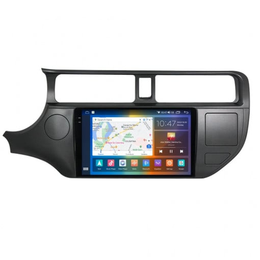 Navigatie KIA Rio 3 2011 - 2017 Rezolutie 2K, Display QLED 9.5 inch, 4GB RAM si 64GB ROM, Android, Procesor Octacore, Slot sim 4G, Sunet DSP, Wireless Carplay si Android Auto, Camera Marsa [3]