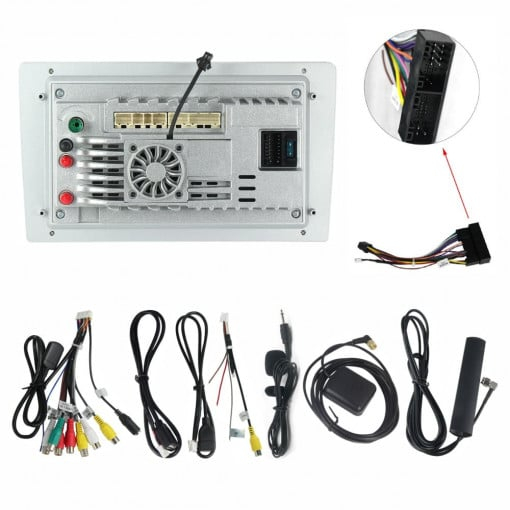 Navigatie KIA Rio 3 2011 - 2017 Rezolutie 2K, Display QLED 9.5 inch, 4GB RAM si 64GB ROM, Android, Procesor Octacore, Slot sim 4G, Sunet DSP, Wireless Carplay si Android Auto, Camera Marsa [4]