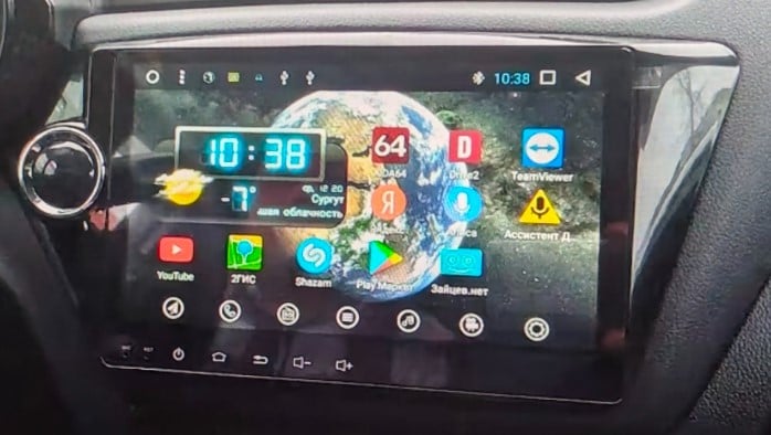 Navigatie Kia Rio din 2011-2016 Android 14 , 4GB RAM , Procesor Quad Core , Wireless Carplay si Android auto , Display HD Touchscreen, Wi-Fi , Bluetooth, USB [8]
