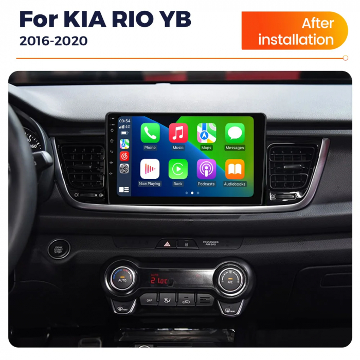 Navigatie Kia Rio YB 2016-2020 Rezolutie 2K , 4GB RAM+64GB ROM QLED [6]