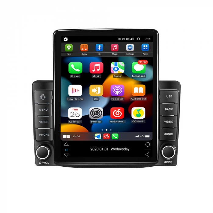 Navigatie Kia Sorento 2 2012-2014 Ecran TESLA 9.7 inch, 8 GB RAM si 128 GB ROM, Android 15, Slot Sim 4G, Procesor Octa Core, Carplay Wireless si Android auto, Procesor Sunet Digital DSP, [2]