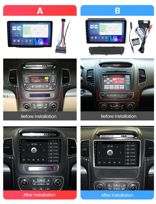 Navigatie Kia Sorento 2 2012-2014 Rezolutie 2K , 8GB RAM+128GB ROM QLED [6]