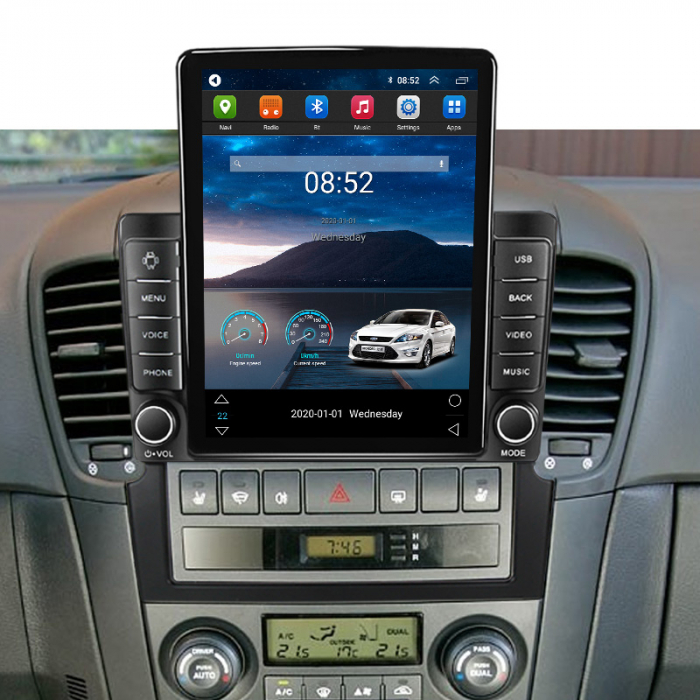 Navigatie Kia Sorento 2002-2011 Ecran TESLA 9.7 inch, 8 GB RAM si 128 GB ROM, Android 15, Slot Sim 4G, Procesor Octa Core, Carplay Wireless si Android auto, Procesor Sunet Digital DSP, Aplic [3]