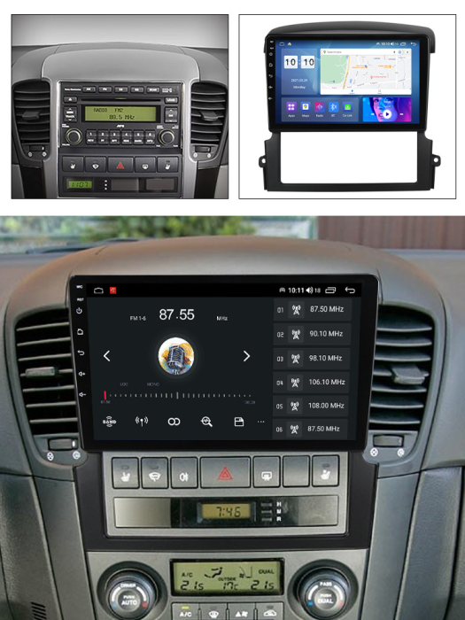 Navigatie Kia Sorento 2002-2011 Android 14 , 4GB RAM+64GB ROM QLED [6]