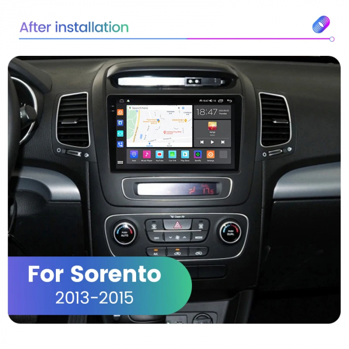 Navigatie Kia Sorento 2013-2015 Rezolutie 2K , 8GB RAM+128GB ROM QLED [4]