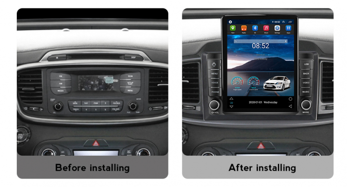 Navigatie Kia Sorento 3 2014-2017 Ecran TESLA 9.7 inch, 8 GB RAM si 128 GB ROM, Android 15, Slot Sim 4G, Procesor Octa Core, Carplay Wireless si Android auto, Procesor Sunet Digital DSP, [4]