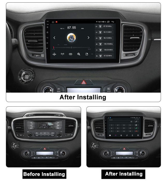 Navigatie Kia Sorento 3 2014-2017 Android 14 , 1GB RAM Carplay [5]
