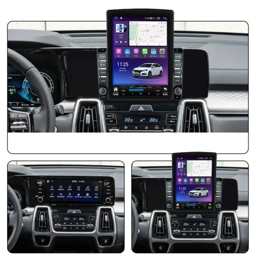 Navigatie Kia Sorento 4 , 2020 - 2024  ,Ecran TESLA 9.7 inch, 8 GB RAM si 128 GB ROM, Android 15, Slot Sim 4G, Procesor Octa Core, Carplay Wireless si Android auto, Procesor Sunet Digital DSP [2]