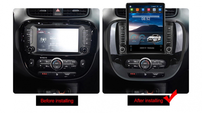 Navigatie Kia Soul 2013-2019 Android 14 , 2GB RAM Ecran Tesla [3]