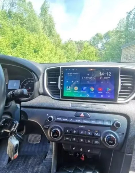Navigatie KIA Sportage ( 2016 + ) , 4GB RAM si 64GB ROM, Ecran QLED 9 inch, Android 14, Procesor Octacore, Slot sim 4G, Sunet DSP, Wireless Carplay si Android Auto, Camera Marsarier [10]