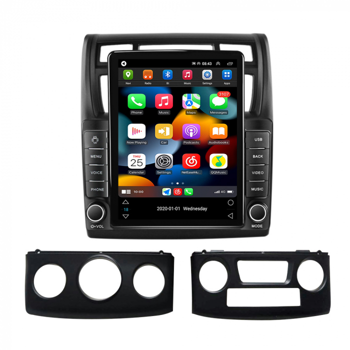 Navigatie Kia Sportage din 2007 - 2012, Ecran TESLA 9.7 inch, 8 GB RAM si 128 GB ROM, Android 15, Slot Sim 4G, Procesor Octa Core, Carplay Wireless si Android auto, Procesor Sunet Digital DSP, Aplic [2]