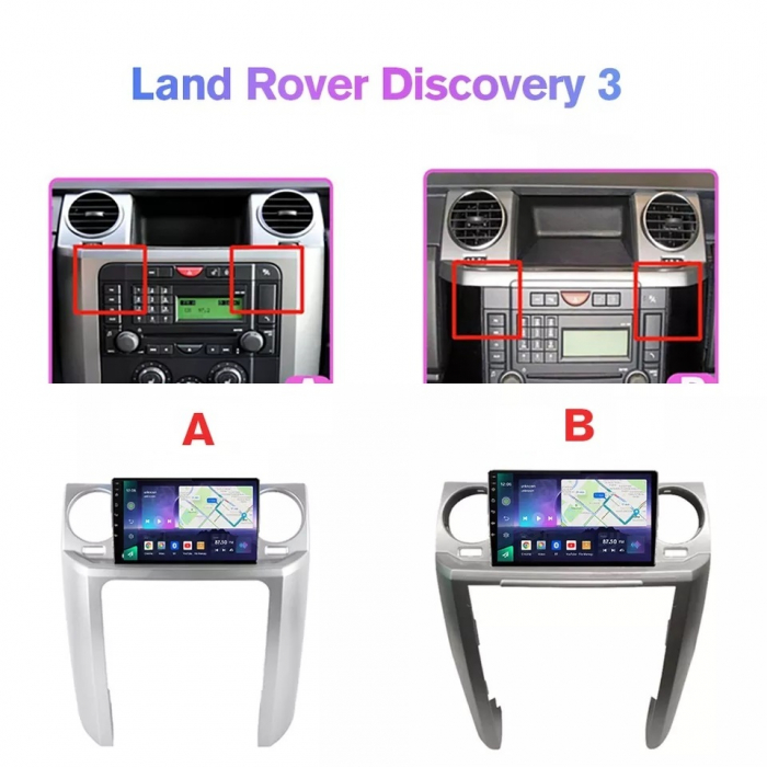 Navigatie Land Rover Discovery 3 din 2004 - 2015, Android, Display 9 inch, 2GB RAM si 32 GB ROM, Internet, 4G, Aplicatii, Waze, Wi Fi, Usb, Bluetooth [2]