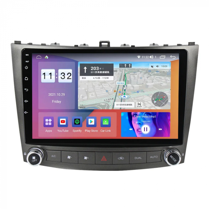 Navigatie Lexus IS 2005 - 2012 Android 14 , 1GB RAM Carplay [2]