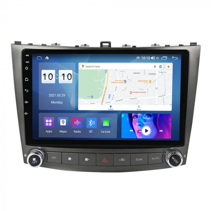 Navigatie Lexus IS 2005 - 2012 Android 14 , 4GB RAM , Procesor Quad Core , Wireless Carplay si Android auto , Display HD Touchscreen, Wi-Fi , Bluetooth, USB [1]