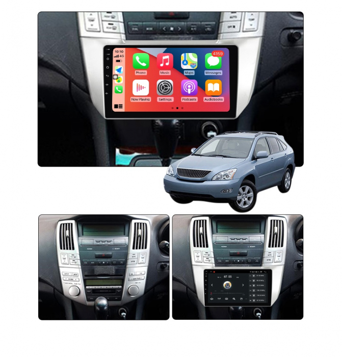 Navigatie Lexus RX300 RX330 RX350 RX400 din 2003 - 2009 Android 14 , 1GB RAM Carplay [4]