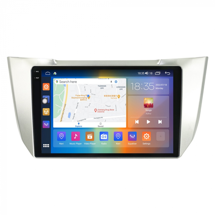Navigatie Lexus RX300 RX330 RX350 RX400 din 2003-2009 Rezolutie 2K, Display QLED 9.5 inch, 4GB RAM si 64GB ROM, Android, Procesor Octacore, Slot sim 4G, Sunet DSP, Wireless Carplay si Android Auto, Ca [3]