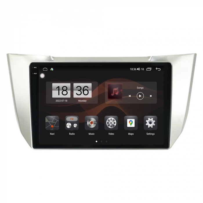 Navigatie Lexus RX300 RX330 RX350 RX400 din 2003-2009 Rezolutie 2K, Display QLED 9.5 inch, 4GB RAM si 64GB ROM, Android, Procesor Octacore, Slot sim 4G, Sunet DSP, Wireless Carplay si Android Auto, Ca [2]
