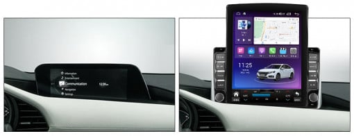 Navigatie Mazda 3 , 2019 - 2024 ,Ecran TESLA 9.7 inch, 8 GB RAM si 128 GB ROM, Android 15, Slot Sim 4G, Procesor Octa Core, Carplay Wireless si Android auto, Procesor Sunet Digital DSP [2]